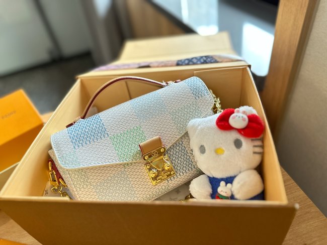 Louis Vuitton Classic Printed Shoulder Crossbody Bag 