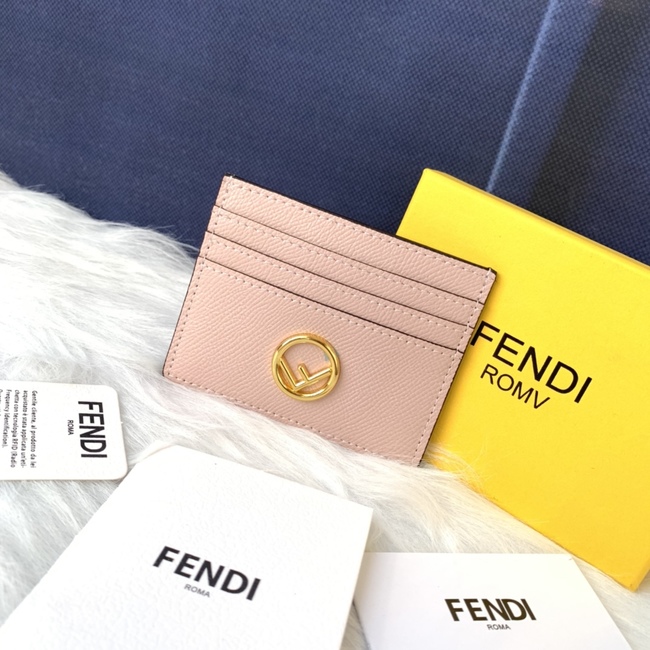 Fendi Embossed Gray F Is Fendi Card Holder Code: F8M0269