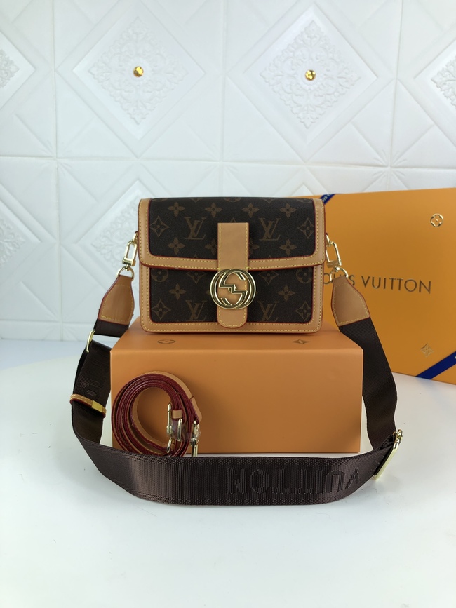 Louis Vuitton Monogram Pattern Crossbody Bag Code:44254