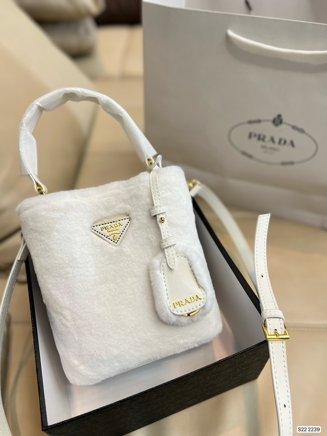 Prada Panier Fur Bucket Bag
