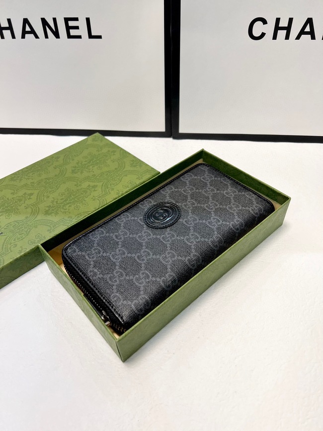 Gucci New Single Zipper Clutch