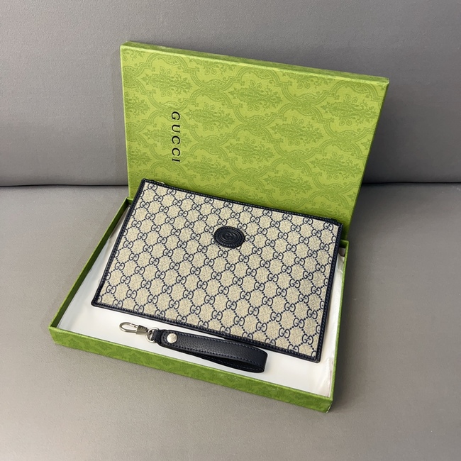 Gucci Original Factory Fabric Clutch Bag