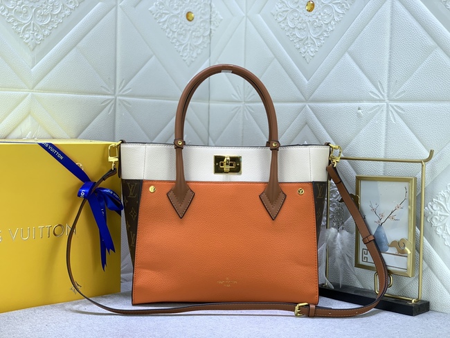Louis Vuitton On My Side Bag Code: M53826黑色刺绣/M53825杏色刺绣/M/M53824老花配大红/M55933老花配蓝/Mm53823老花配黑色m58485灰褐色/M55302绿色