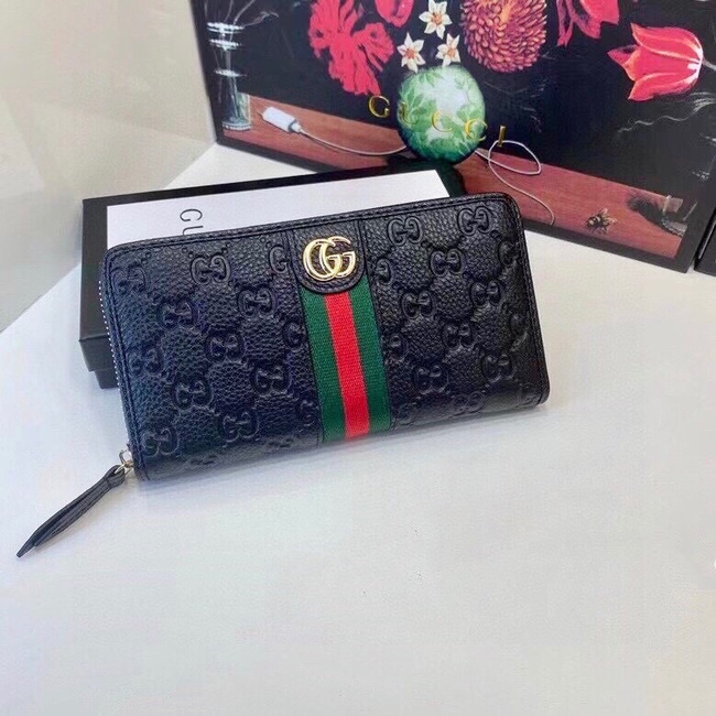 Gucci Single Zipper Clutch Bag