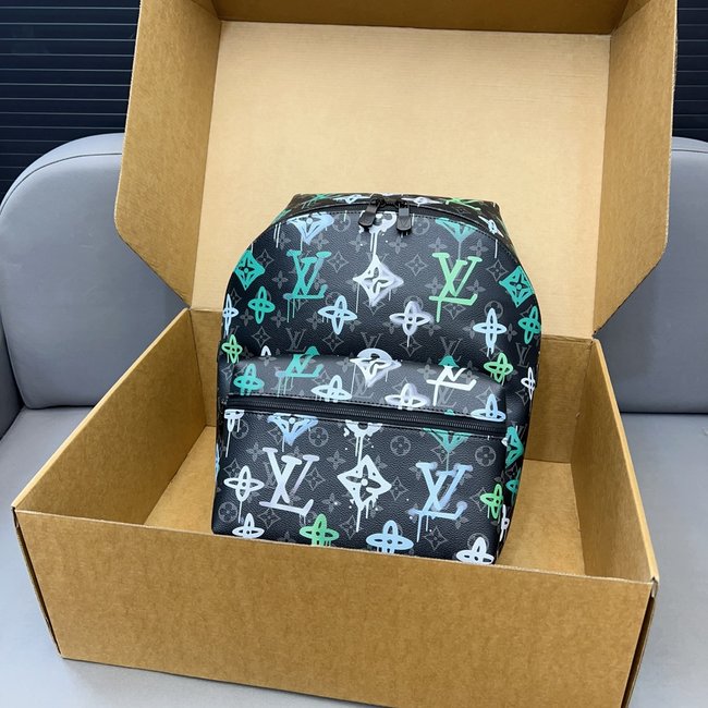 Louis Vuitton Discovery Printed Graffiti Backpack 