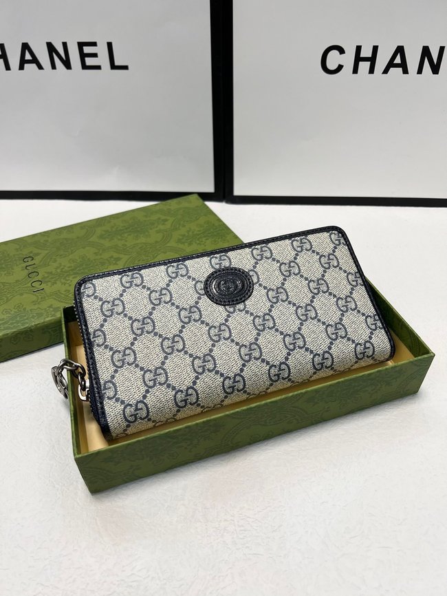 Gucci Supreme Canvas Material Wallet 