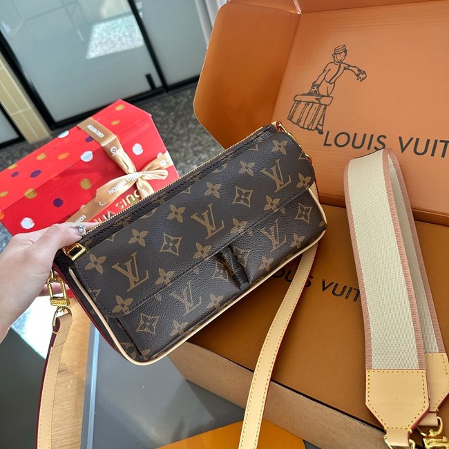 Louis Vuitton Classic Print Crossbody Bag 