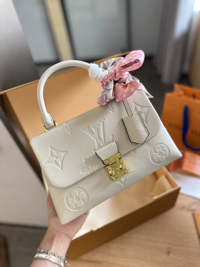 Louis Vuitton Madeleine Embossed Handbag 