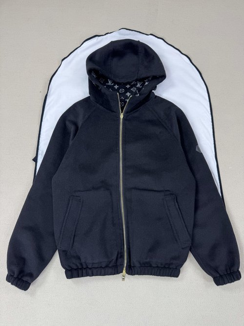 Louis Vuitton Luxurious Outerwear with Detailed Presentation