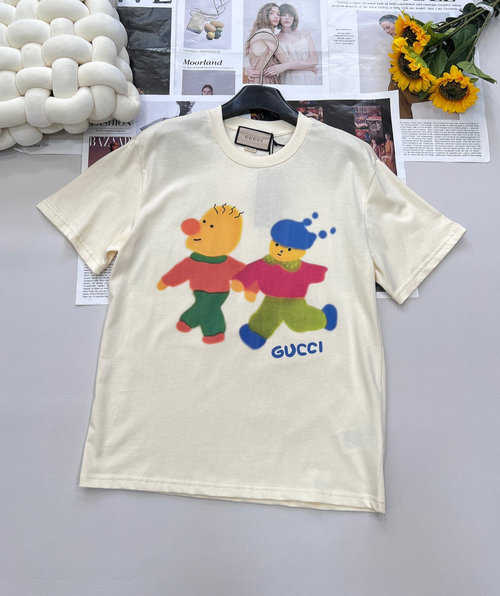 Gucci Classic and Trendy Cookie Man Illustration T-shirt