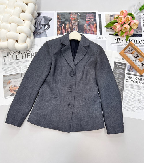 Dior Fitted Lapel Blazer with Original Buttons