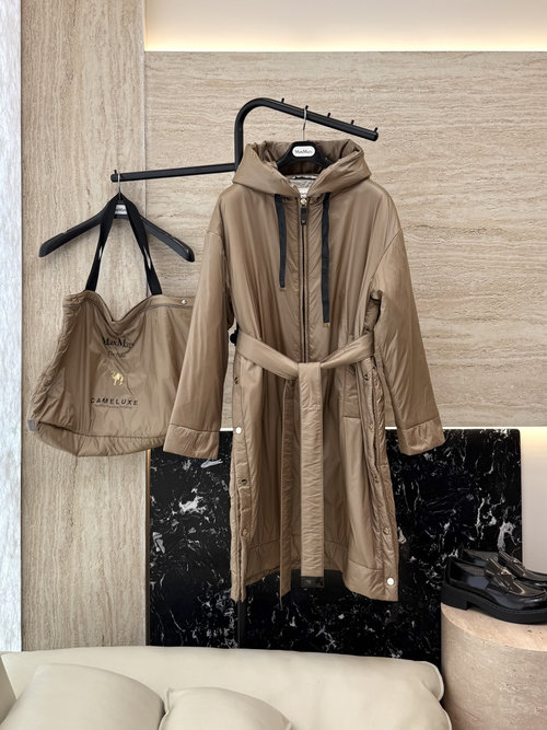 Max Mara Camel Hair and Silk Blend Long Sleeve Coat in Multiple Colors