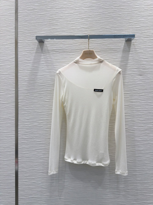 Miu Miu Soft and Elastic Mesh Bodysuit with Sophisticated Style