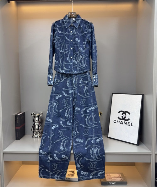 Chanel Double - C Series Slim Jeans and Jackets, Trendy and Versatile