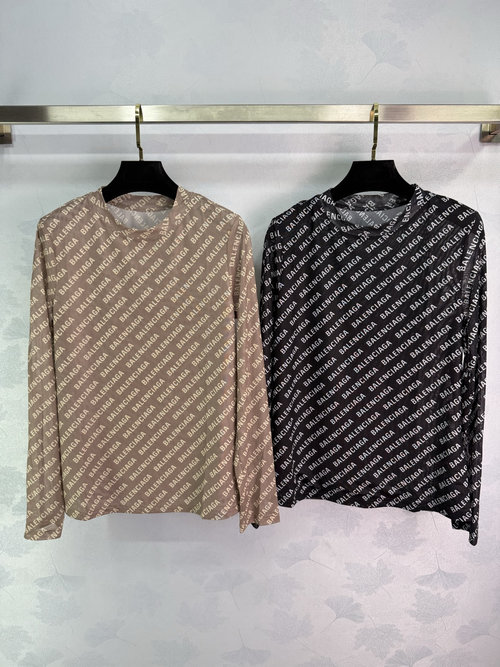 Balenciaga Mesh Bodysuit with Full-Logo Print, Breathable and Stylish