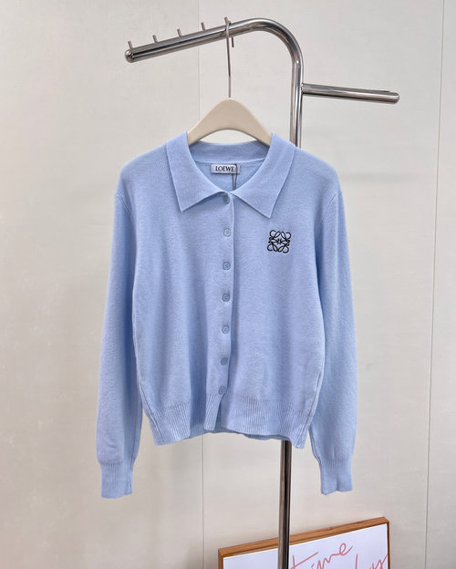 Loewe Exquisite Embroidered Totem Knit Cardigan