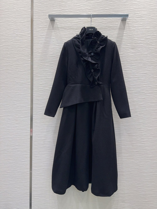 Chanel Elegant British - style Dress with Premium Imported Fabric