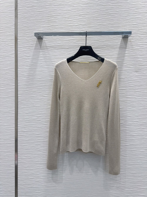 Yves Saint Laurent High-End Stretchy Undershirt for Stylish and Comfortable Wear