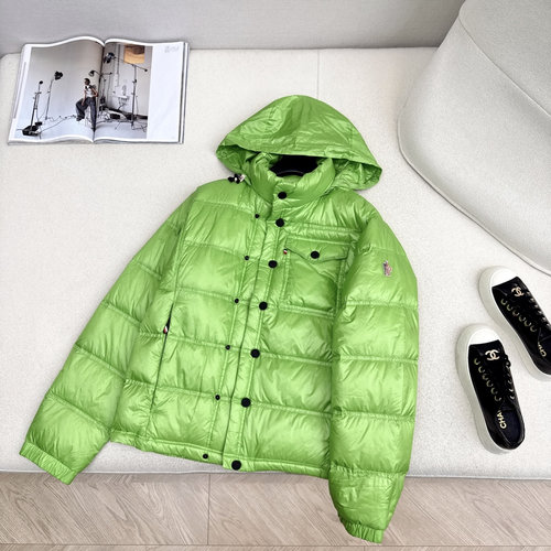 Moncler Innovative Hooded Down Jacket - Unique Design, Warm and Stylish