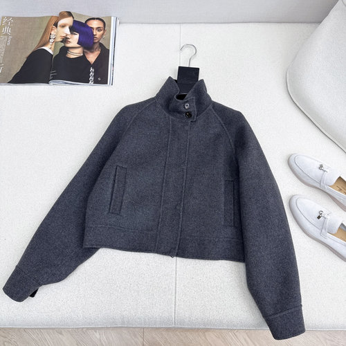 Brunello Cucinelli Exclusive Minimalist Double-faced Wool Layering Coat