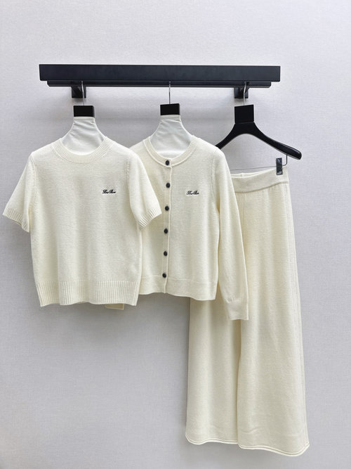 Loro Piana Exclusive LP Series Knit Three-Piece Set: Minimalist Appeal