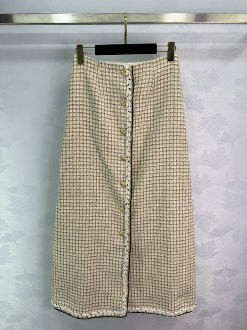 Chanel Premium Handmade Tweed Layering Suit with Detachable Pieces