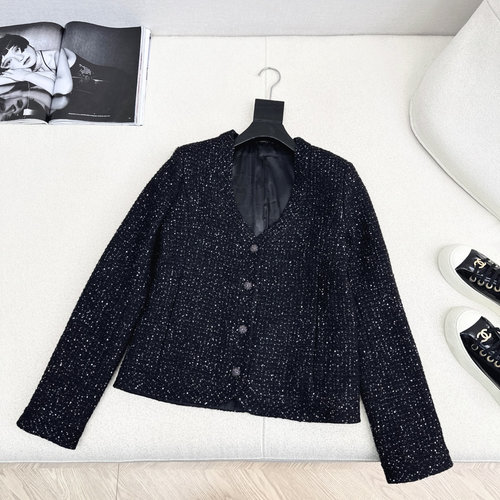 Chanel Exquisite U - Neck Waist - Cinching Tweed Coat