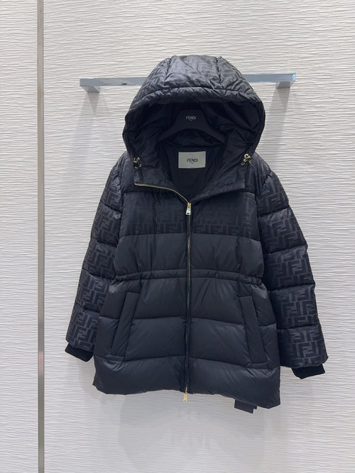Fendi New Down Jacket with Good Warmth and Classic Logo