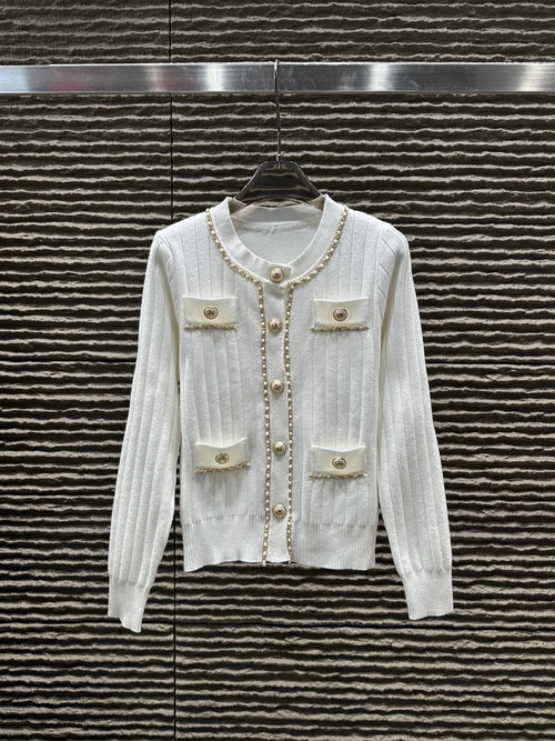 Balmain Heavy-Duty Metal Knit Cardigan - New Arrival