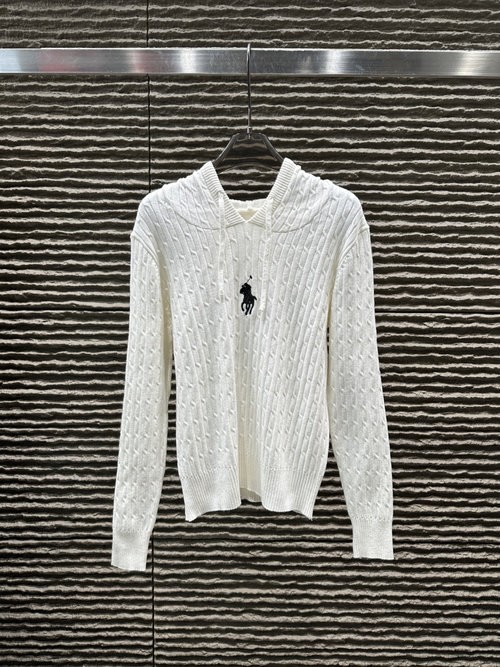 Polo Ralph Lauren Oversized Hooded Pullover Sweater with Pony Design