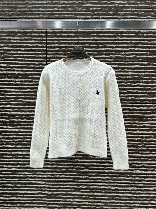 Polo Ralph Lauren Horse Embroidery Logo Knitted Cardigan