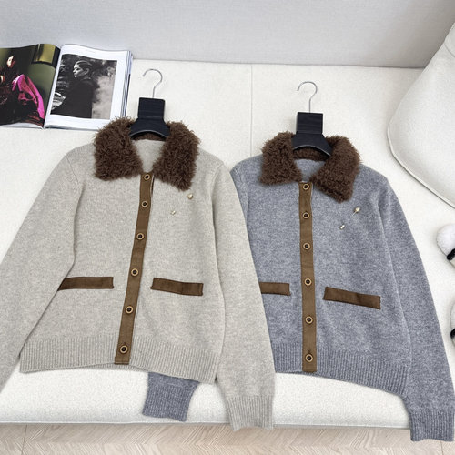 Loro Piana Exclusive Wool Blend Jacket with Suede Trim, Elegant and Versatile