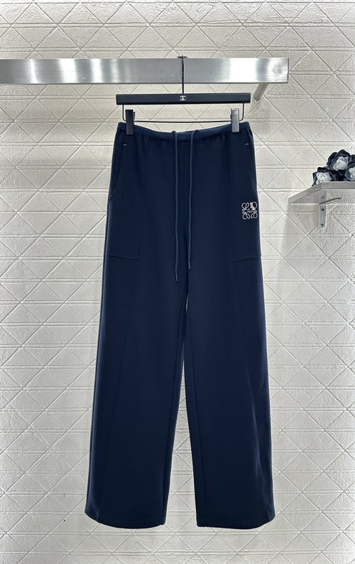 Loewe Customized Nylon Drawstring Wide-Leg Trousers