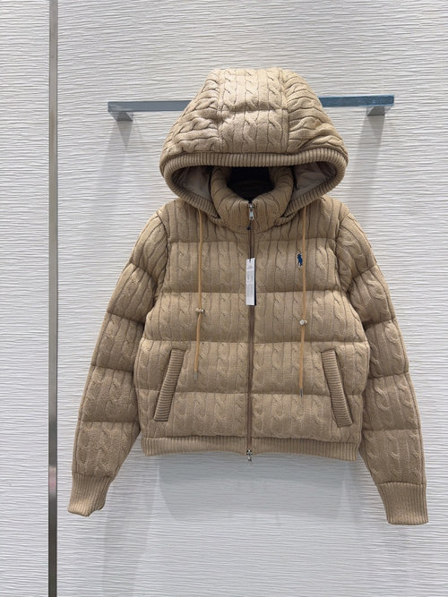 Polo Ralph Lauren Unique Design Classic Logo Wool Down Jacket