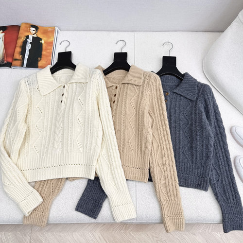Loro Piana Spliced Twisted Knit Sweater, Inspired by Korean Dramas