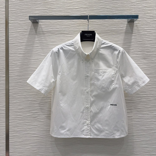 Prada Elegant and Sophisticated Shirt Made of Premium Imported Material with a Streamlined Design