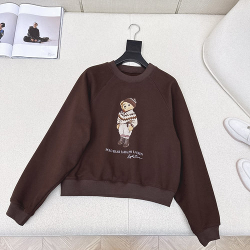 Polo Ralph Lauren American - style Bear Patterned Pullover with High - quality Fabric