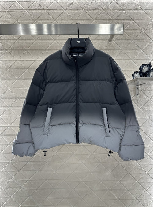 Alexander Wang Luminous Night Color-Blocked Down Jacket, Lightweight and Warm
