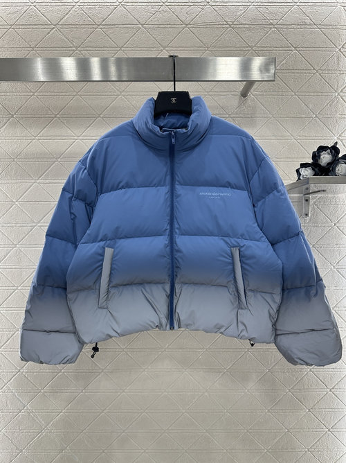 Alexander Wang Luminous Night Color-Blocked Down Jacket, Lightweight and Warm