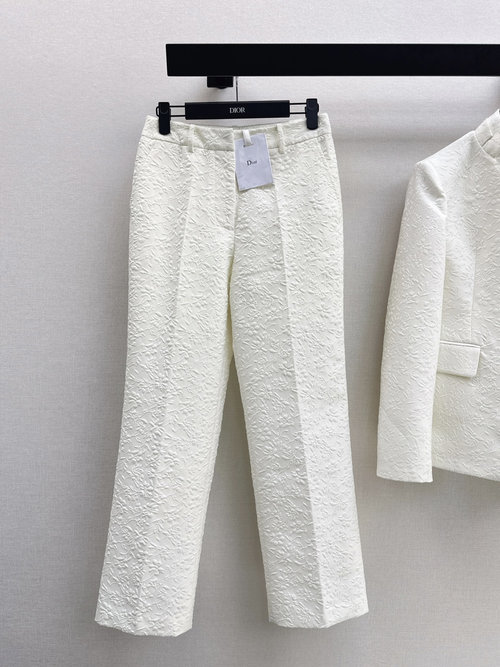 Dior Two-Piece Suit with Luxury Texture