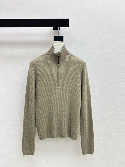 Brunello Cucinelli Exclusive Collared Half-Open Sweater for Daily Wear