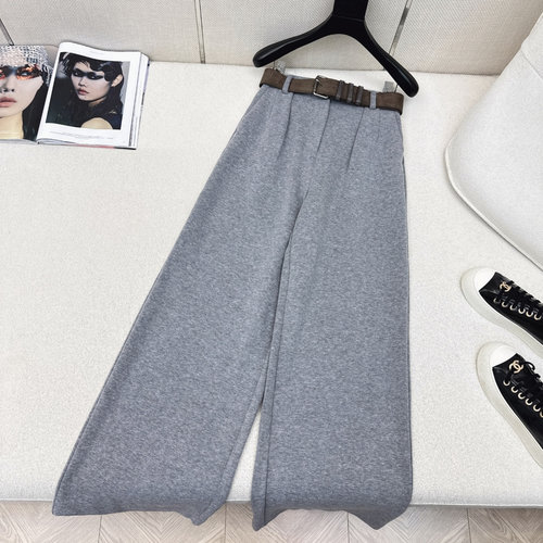 Brunello Cucinelli Casual Straight - Leg Pants with Custom Belt