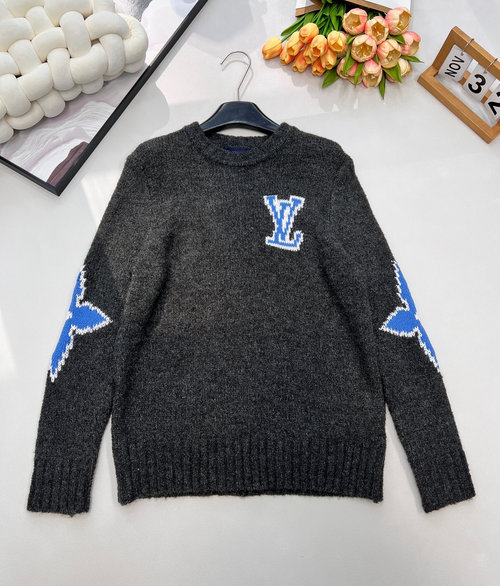 Louis Vuitton Ski Series Monogram Jacquard Wool Knit Sweater