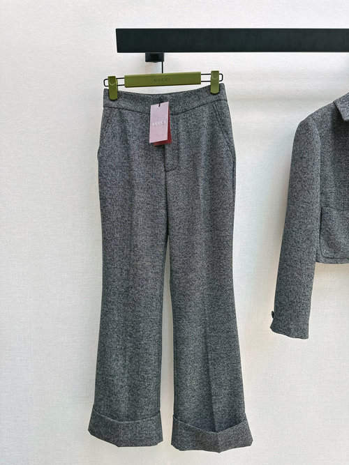 Gucci Three-Piece Set in Classic Gray for Work and Daily