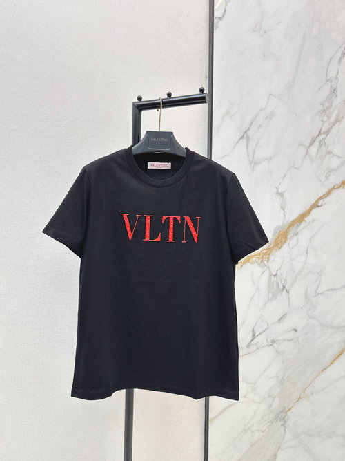 Valentino Limited Sequin T-Shirt with Luxury Red Print