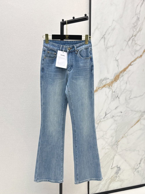 Chanel Timeless High-Waisted Flared Jeans