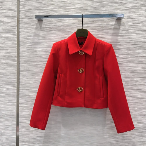 Gucci New Classic Suit with Custom Buttons for Elegance