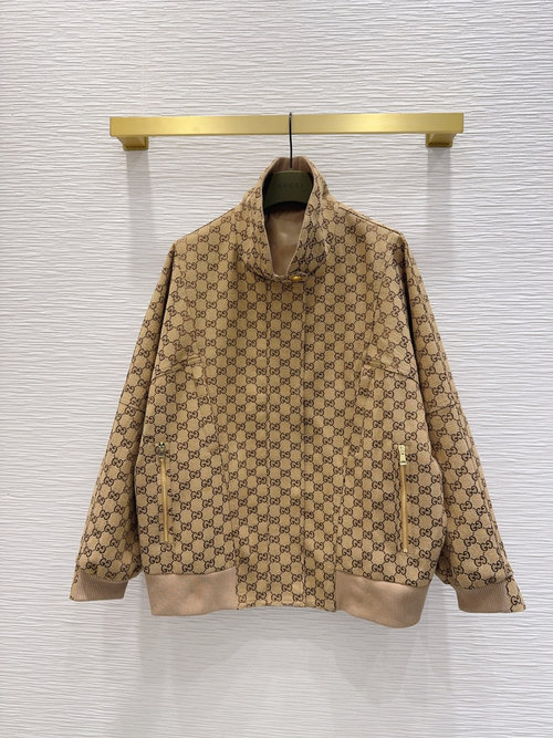 Gucci Elegant Handmade Jacquard Coat
