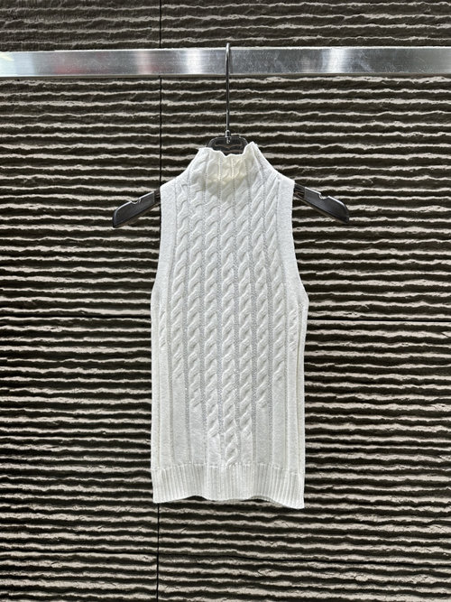 Chanel Heavy-Duty Rhinestone-Studded Casual Vest