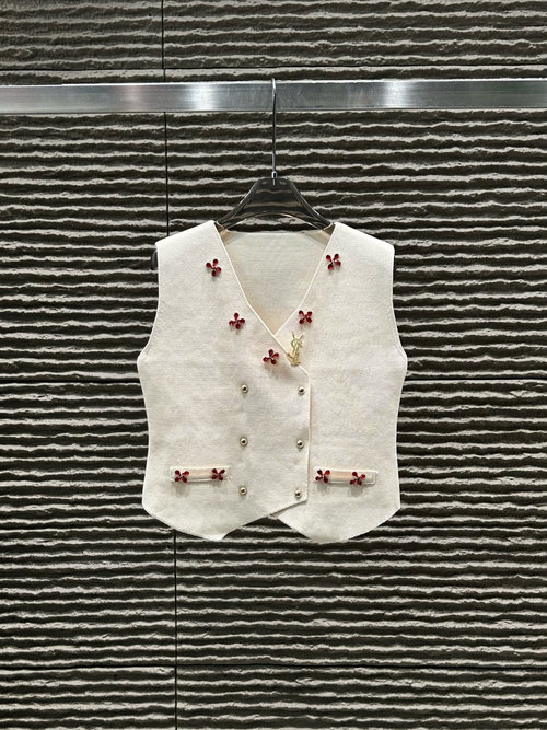 Yves Saint Laurent New Crafted and Elegant Knit Vest